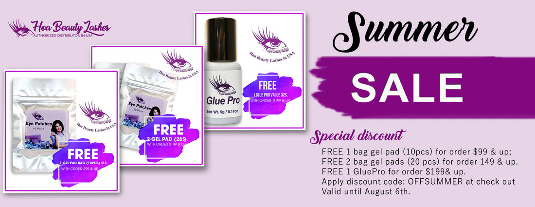Big Summer Sale from Aug 2nd to Aug 6th, FREE GelPad bag, and Glue Pro